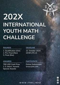Poster for this year's IYMC Qualification Round