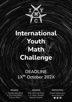 Poster for this year's IYMC Qualification Round