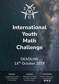 Poster for this year's IYMC Qualification Round