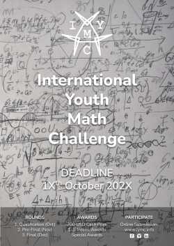 Poster for this year's IYMC Qualification Round